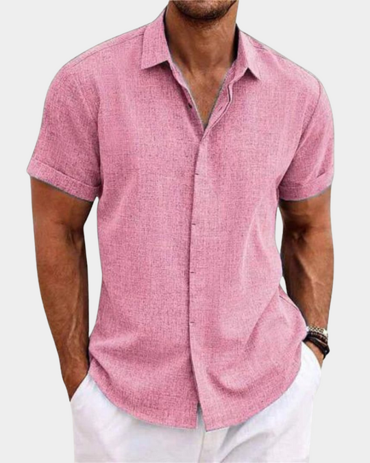 Essential Premium Freizeithemd Herren Kurzarm Casual