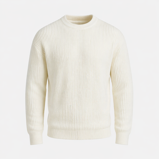 Herren Strick-Rundhals-Pullover – Jennoir