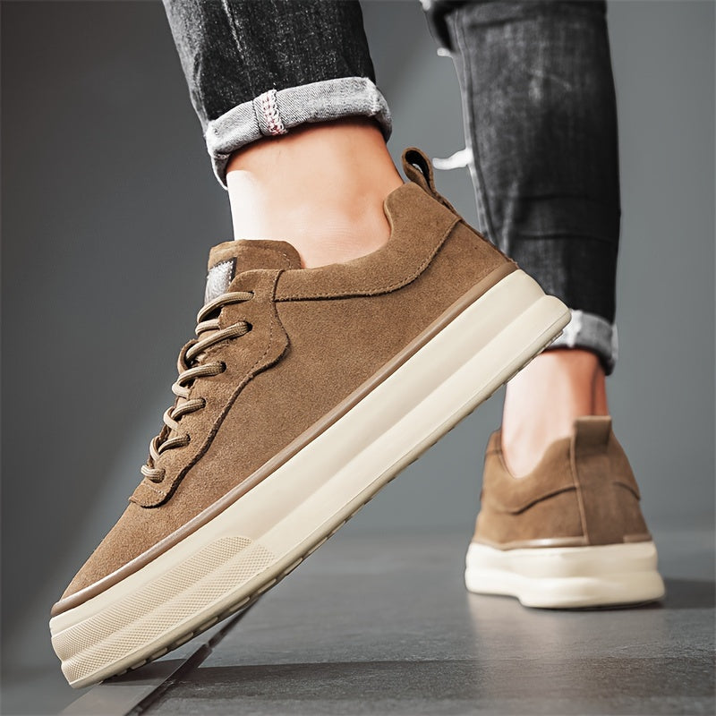 Wildleder Sneaker Herren Gummisohle Urban Gepolstert