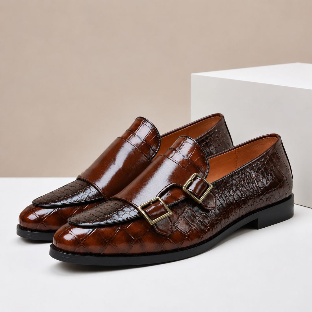Echtleder Loafer Herren Slip-On Elegant Slipper Schuhe