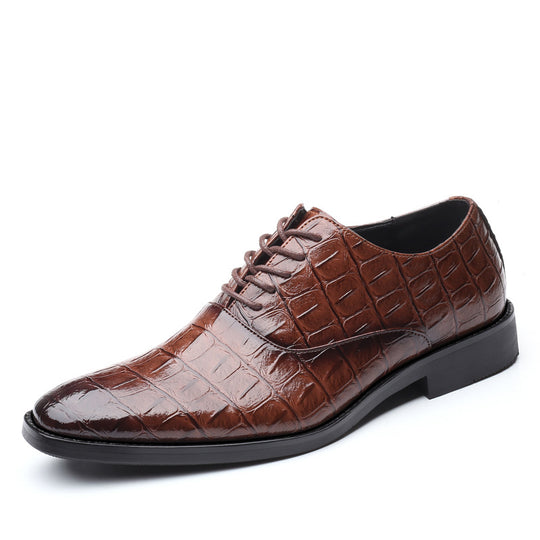 Orthopädische Leder Oxford Herren Elegant Anzugschuhe