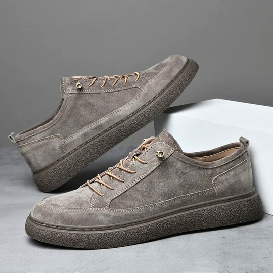 Wildleder Sneaker Herren Gepolstert Robuste Laufsohle