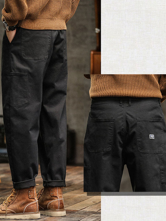 Utility Cargohose Herren Baumwolle Taschen Gürtel