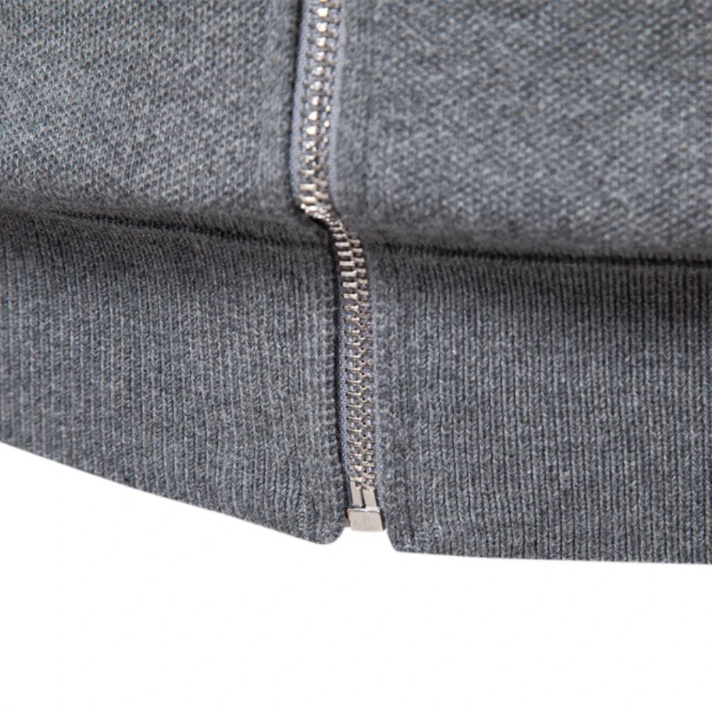 Baumwoll Zip Bomberjacke Herren Übergangsjacke Casual