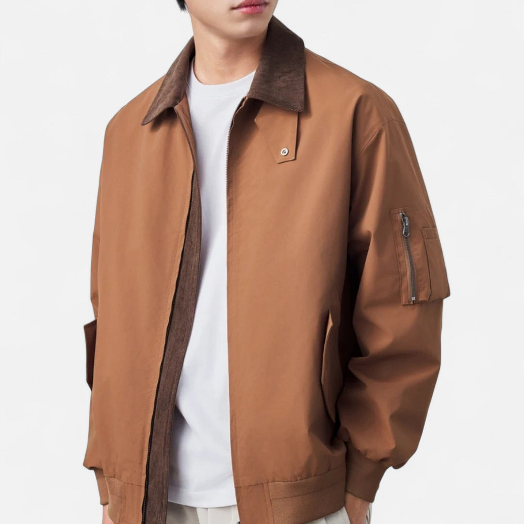 Herren Klassische Harrington-Jacke – Jennoir