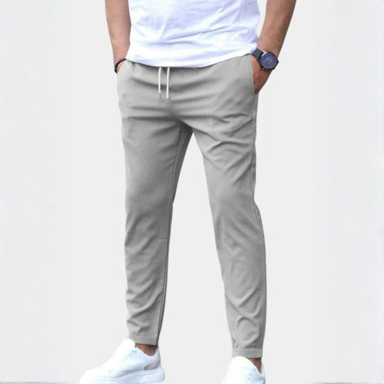 Premium Stretch Hose Herren Elastisch Bequem Stoffhose