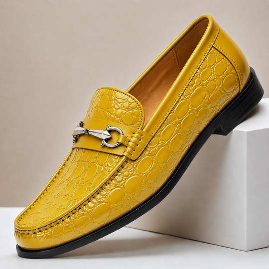 Rindsleder Loafer Herren Slip-On Casual Komfort Slipper