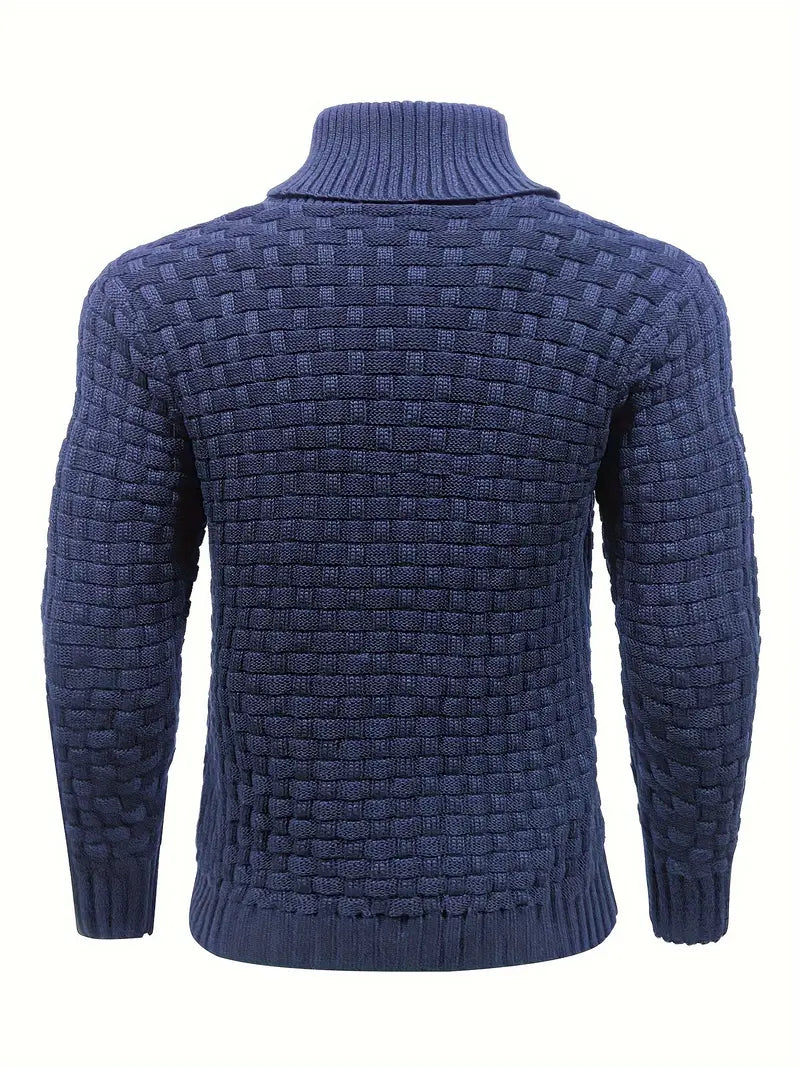 Strick Pullover Herren Strickpullover Warm Casual Basic