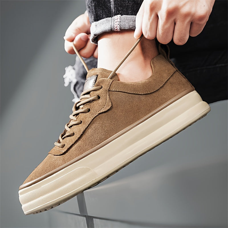 Wildleder Sneaker Herren Gummisohle Urban Gepolstert