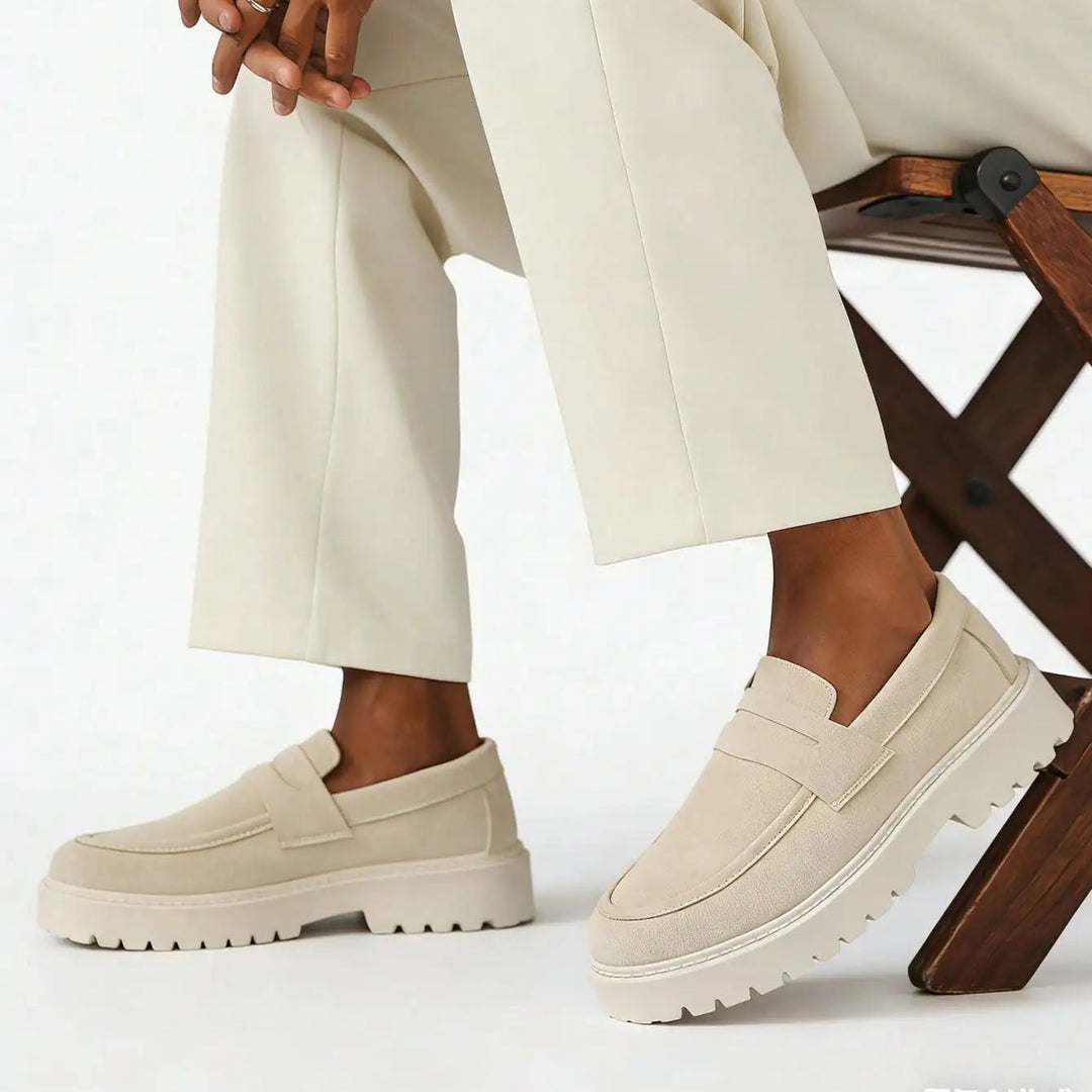 Loafer mit Plateausohle Herren Slip-On Smart Casual