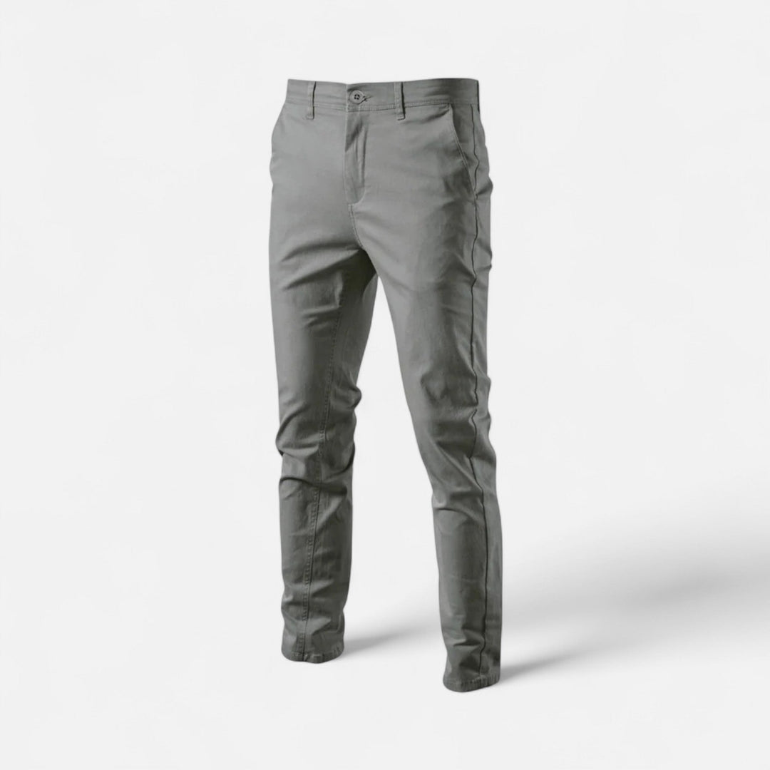 Smart Casual Chino Hose Herren Tailliert Elegant