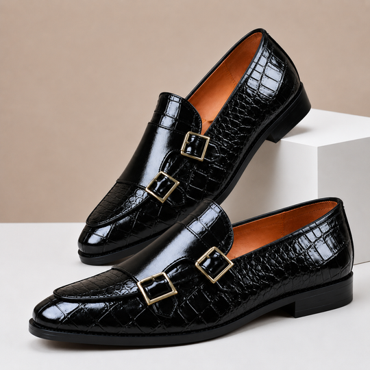 Echtleder Loafer Herren Slip-On Elegant Slipper Schuhe