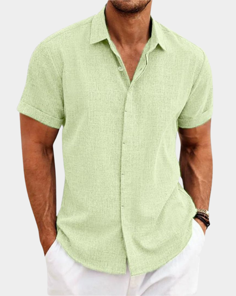 Essential Premium Freizeithemd Herren Kurzarm Casual