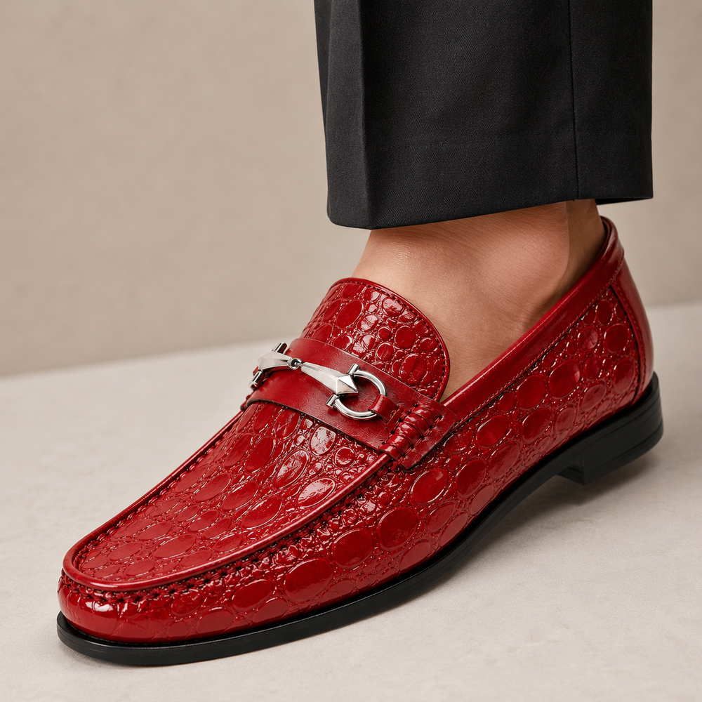 Rindsleder Loafer Herren Slip-On Casual Komfort Slipper