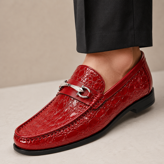 Rindsleder Loafer Herren Slip-On Casual Komfort Slipper