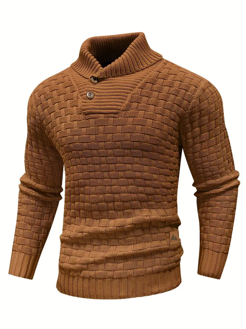 Strick Pullover Herren Strickpullover Warm Casual Basic