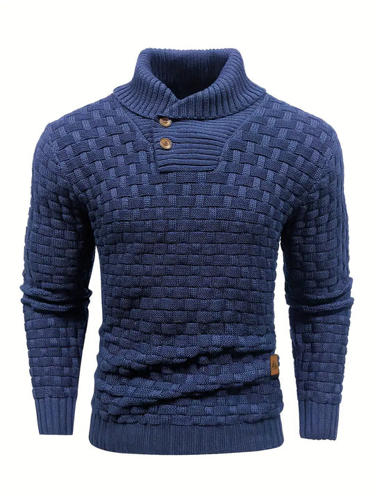 Strick Pullover Herren Strickpullover Warm Casual Basic