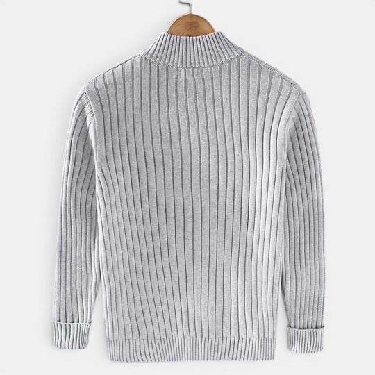 Herren Volldurchzipp-Strickpullover – Jennoir