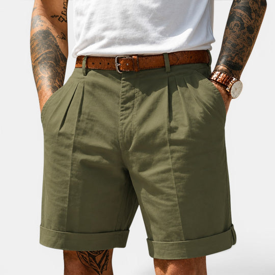 Herren Lockere Leinenshorts – Jennoir