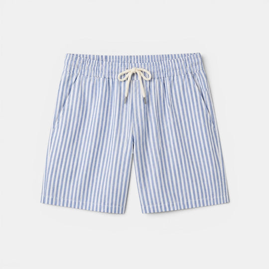 Herren Gestreifte Leinenshorts – Jennoir