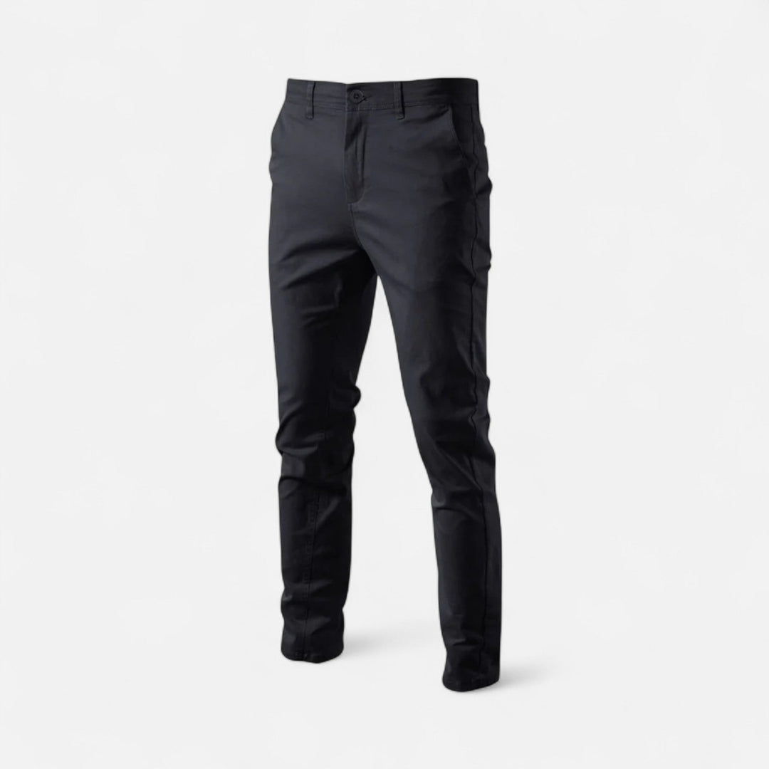 Smart Casual Chino Hose Herren Tailliert Elegant