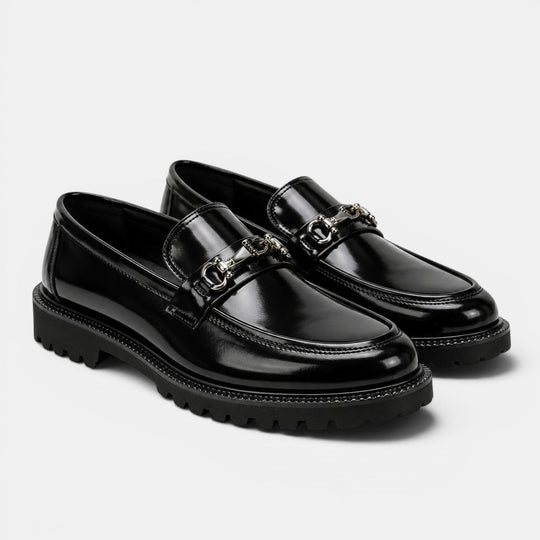 Herren Horsebit-Loafer mit Profilsohle – Jennoir