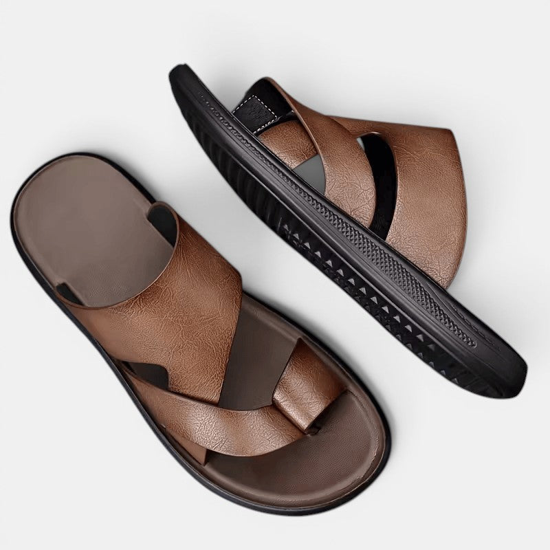 Herren Bequeme Ledersandalen – Jennoir