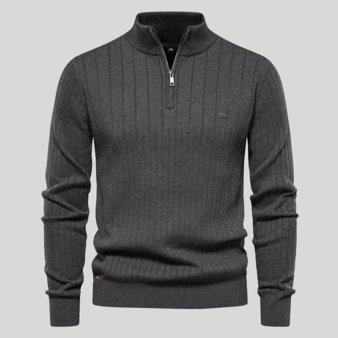 Premium Komfort Pullover Herren Strickpullover Basic