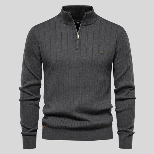 Premium Komfort Pullover Herren Strickpullover Basic