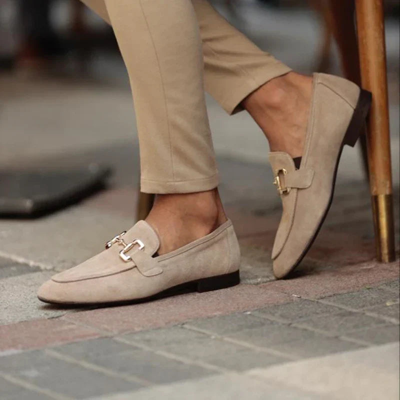 Italienische Leder Loafer Herren Elegant Handgefertigt