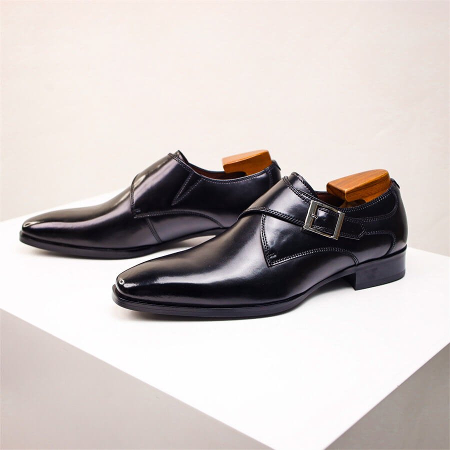 Italienische Leder Anzugschuhe Herren Elegant Business