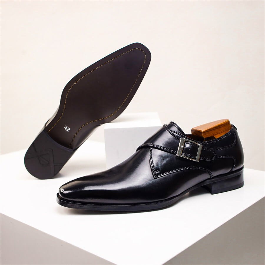 Italienische Leder Anzugschuhe Herren Elegant Business
