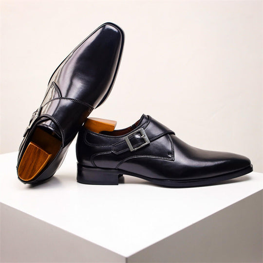 Italienische Leder Anzugschuhe Herren Elegant Business