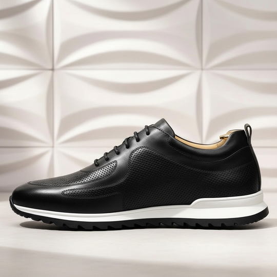 Rindsleder Sneaker Herren Orthopädisch Komfort Casual