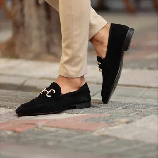 Italienische Leder Loafer Herren Elegant Handgefertigt