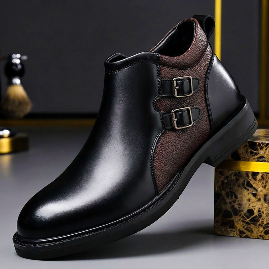 Italienische Lederstiefel Herren Vintage Boots