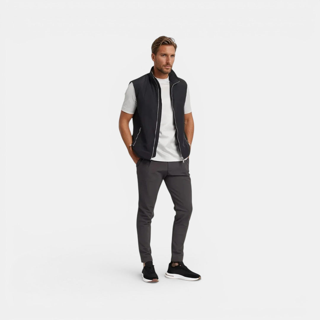 Herren Gesteppte Leichte Weste – Jennoir
