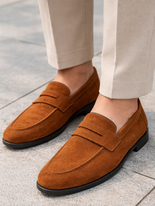 Herren Wildleder-Fahrloafer | Leichter Slipper