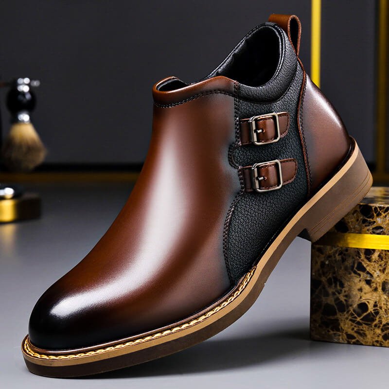 Italienische Lederstiefel Herren Vintage Boots