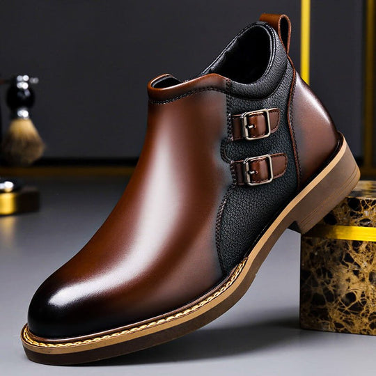 Italienische Lederstiefel Herren Vintage Boots