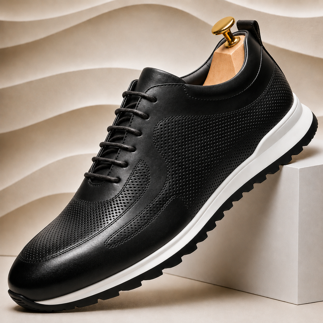 Rindsleder Sneaker Herren Premium Casual Komfort Schuhe