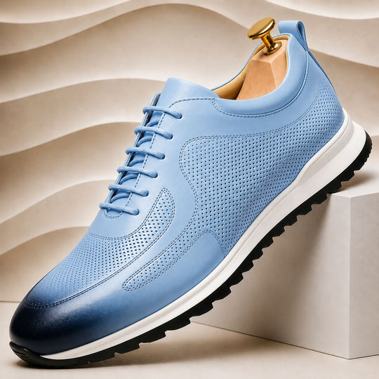 Rindsleder Sneaker Herren Premium Casual Komfort Schuhe
