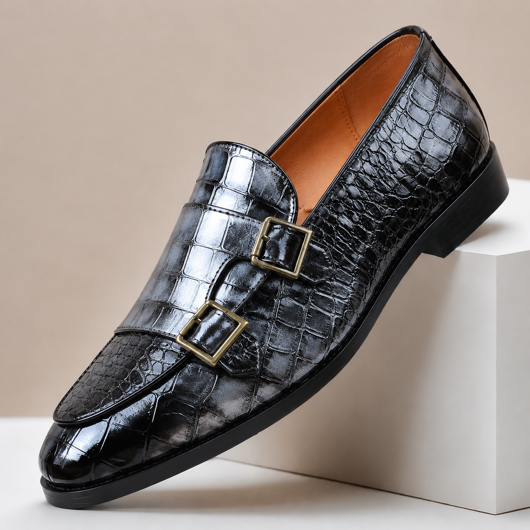 Echtleder Loafer Herren Slip-On Elegant Slipper Schuhe