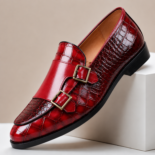 Echtleder Loafer Herren Slip-On Elegant Slipper Schuhe