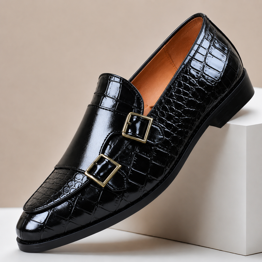 Echtleder Loafer Herren Slip-On Elegant Slipper Schuhe