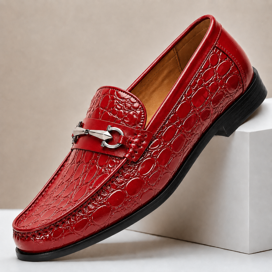 Rindsleder Loafer Herren Slip-On Casual Komfort Slipper