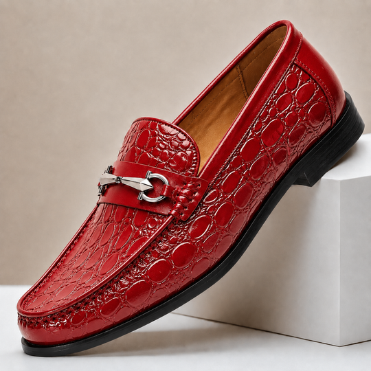 Rindsleder Loafer Herren Slip-On Casual Komfort Slipper