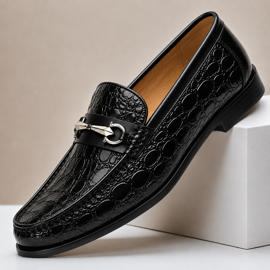 Rindsleder Loafer Herren Slip-On Casual Komfort Slipper