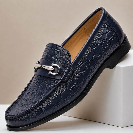 Rindsleder Loafer Herren Slip-On Casual Komfort Slipper