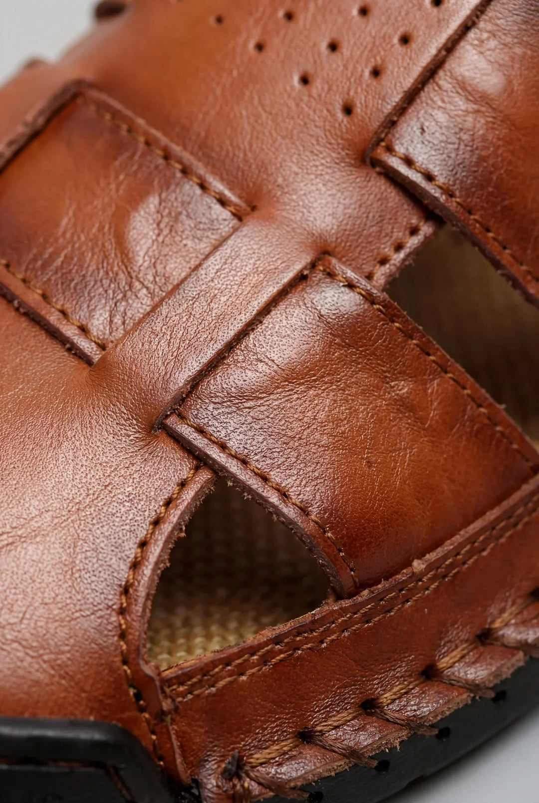 Herren-Ledersandalen | Leichte Sommerschuhe